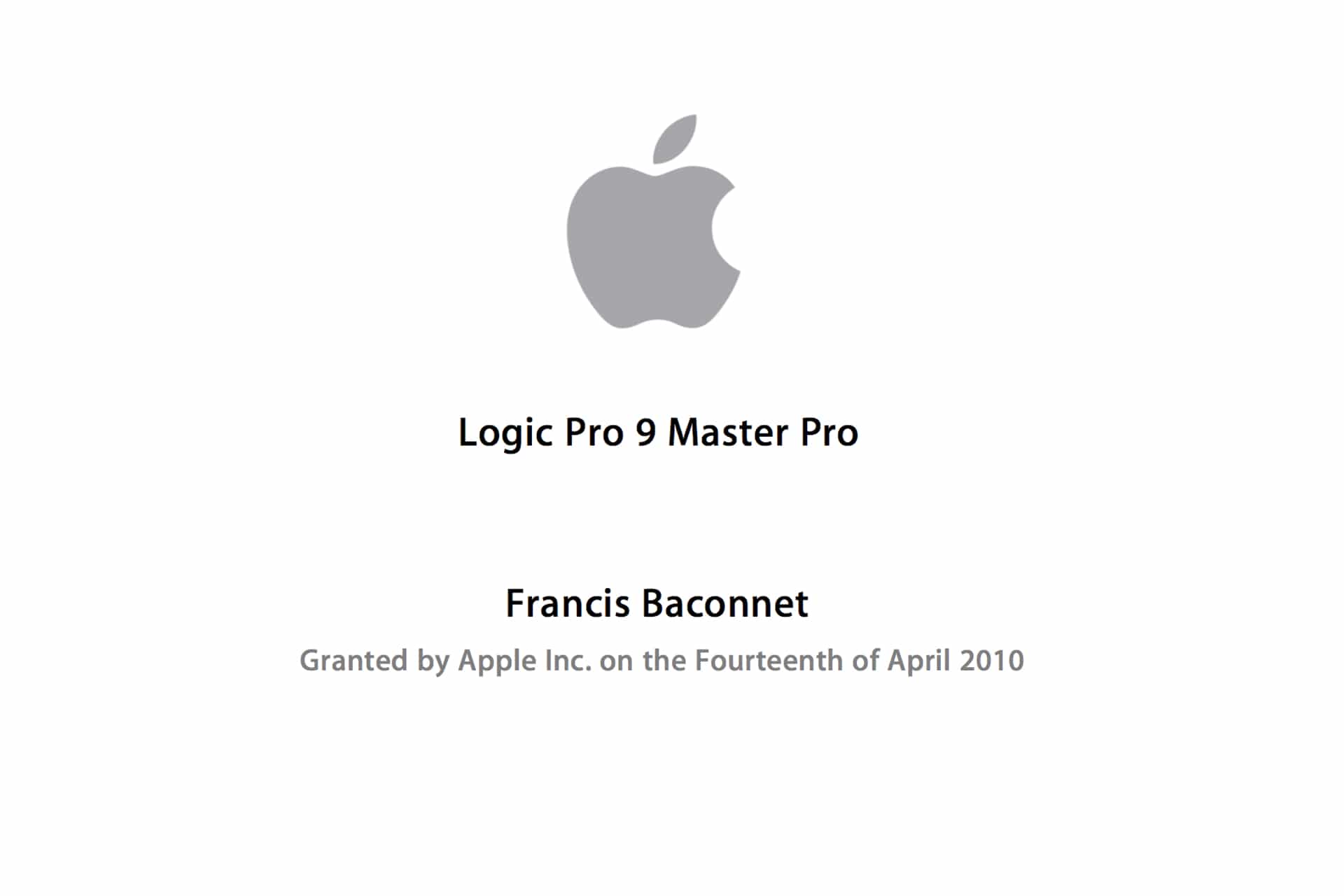 Master Trainer Logic Pro